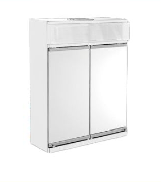 Sheet Metal Cabinet 2D White